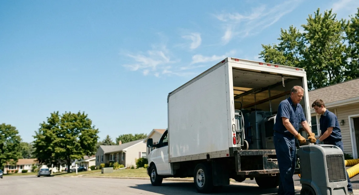Water Damage Cleanup in South Milford, IN near me